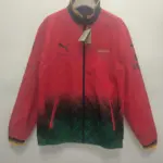 AC green and red double-sided silicone windbreaker