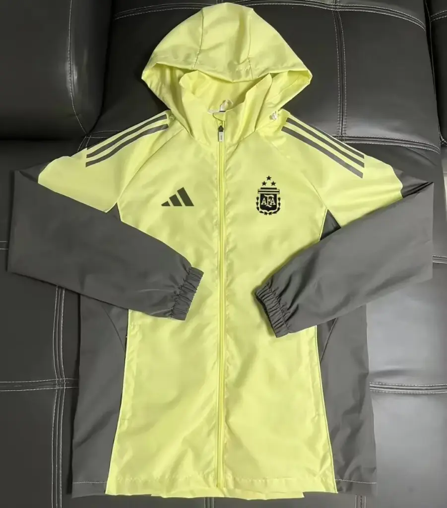 Agenyan football uniform yellow windbreaker