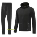 2025 Adidas Black Half Zipper Jacket+Long Pants