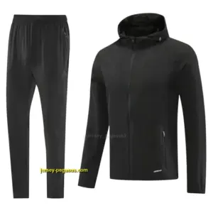 2025 Adidas Black Half Zipper Jacket+Long Pants