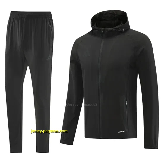 2025 Adidas Black Half Zipper Jacket+Long Pants