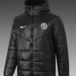 American black short cotton coat