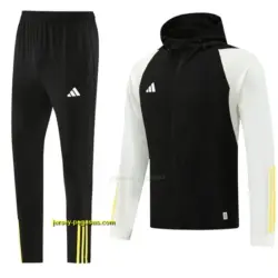 2025 Adidas Black White Half Zipper Jacket+Long Pants