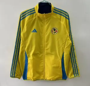 American yellow plaid double-sided silicone windbreaker