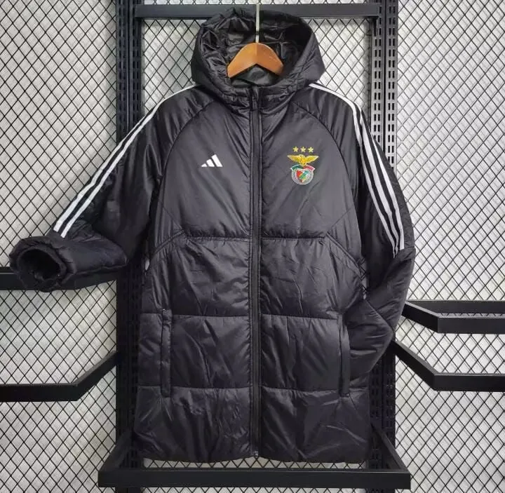 Argentina black mid-length cotton coat Argentina black mid-length cotton coat