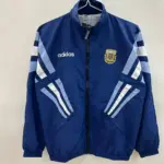 Argentinian retro single-sided embroidered trench coat