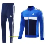 2025 Adidas BlueNavy Full Zipper Jacket +Long Pants