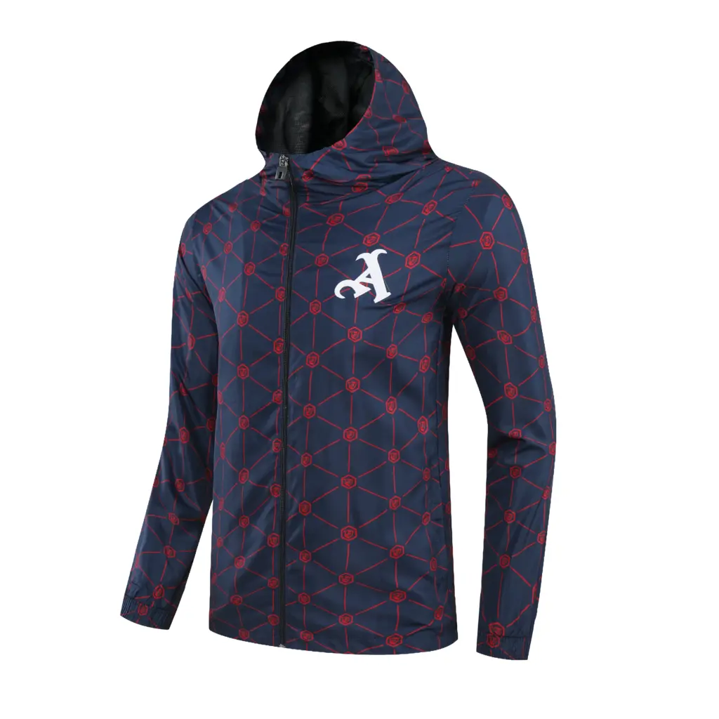 Arsenal full body logo hooded windbreaker 070