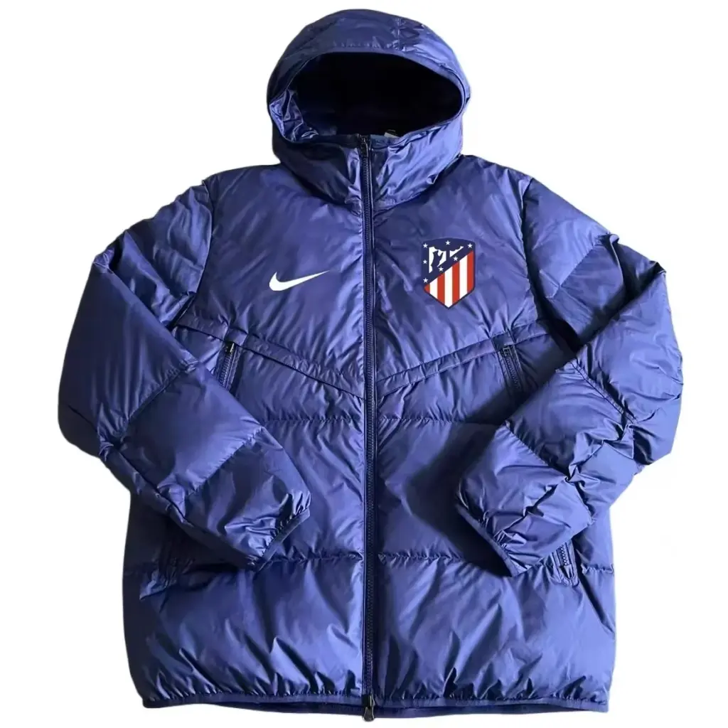 Atletico blue cotton coat