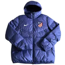 Atletico blue cotton coat