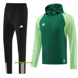 2025 Adidas Green Half Zipper Jacket+Long Pants