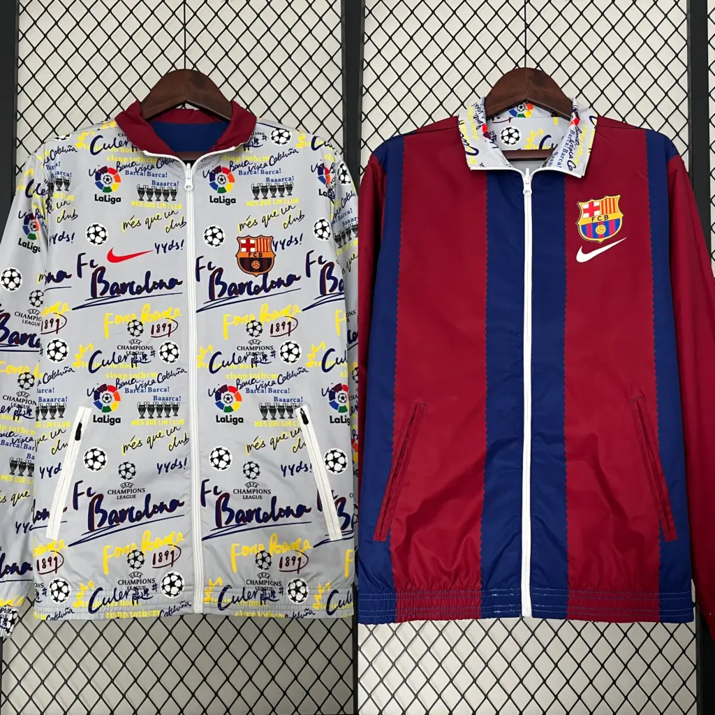 Barcelona Graffiti Reversible Windbreaker