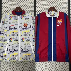 Barcelona Graffiti Reversible Windbreaker