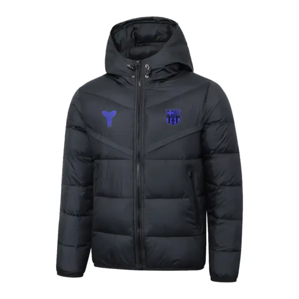 Barcelona black cotton coat