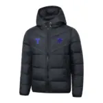Barcelona black cotton coat