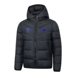 Barcelona black cotton coat