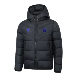 Barcelona black cotton coat