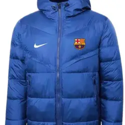 Barcelona blue cotton coat