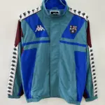 Barcelona green 1967 Kappa single-sided embroidered windbreaker