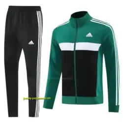 2025 Adidas GreenBlack Full Zipper Jacket +Long Pants