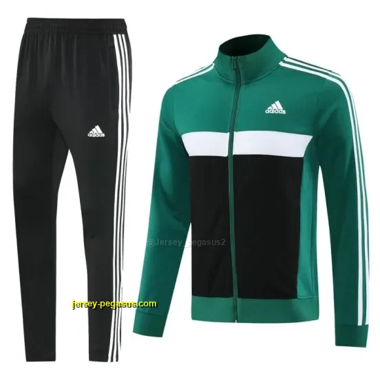 2025 Adidas GreenBlack Full Zipper Jacket +Long Pants