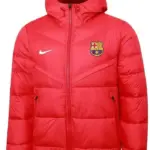 Barcelona red cotton coat