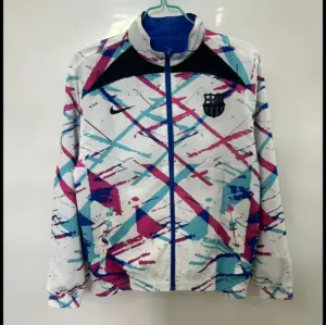 Barcelona training jacket double-sided embroidered windbreaker