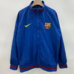 Barcelona vertical pattern single-sided embroidered windbreaker