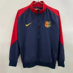 Basilan red sleeves single-sided embroidered windbreaker