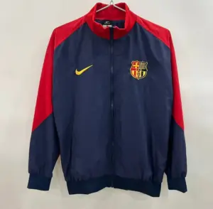 Basilan red sleeves single-sided embroidered windbreaker