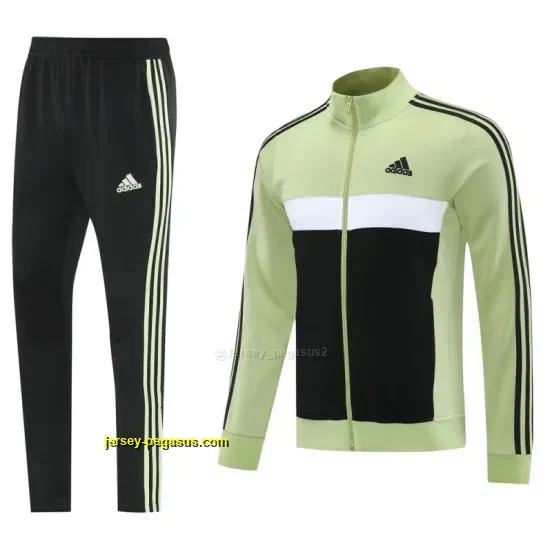 2025 Adidas Light GreenBlack Full Zipper Jacket +Long Pants