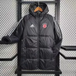 Bayern black cotton coat