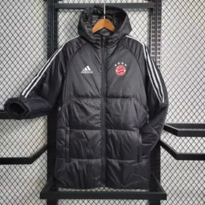 Bayern black cotton coat