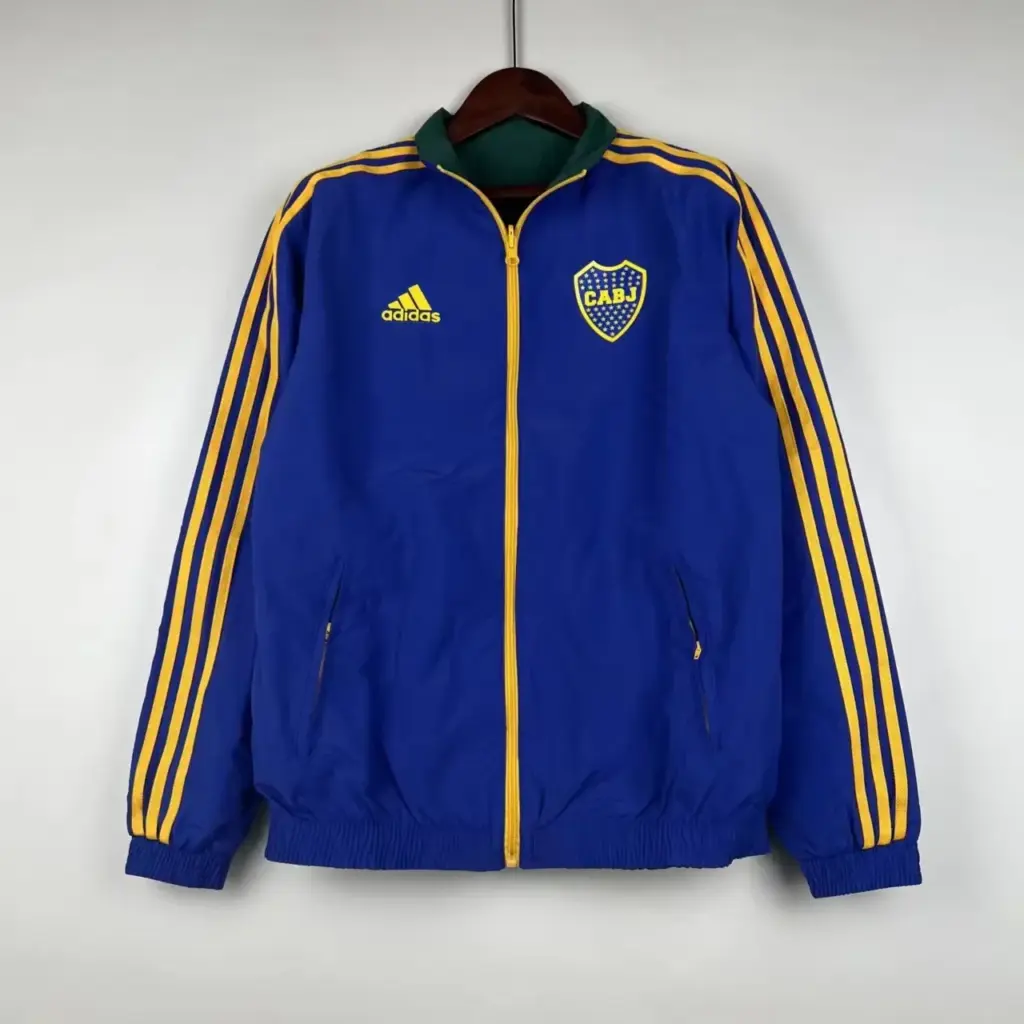Boca blue and green double-sided silicone windbreaker