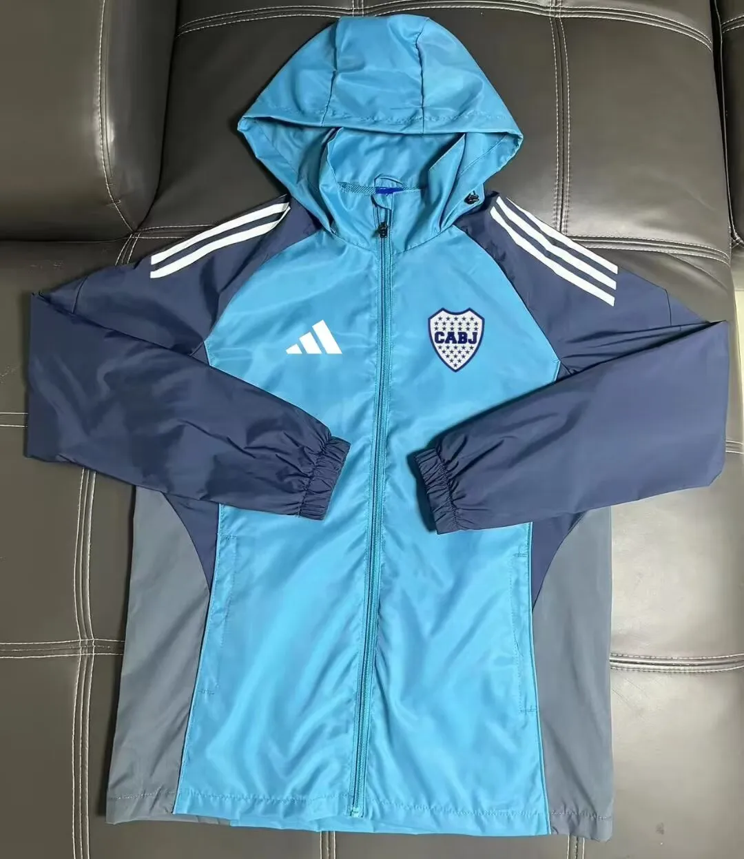 Boca football jersey windbreaker blue Boca football jersey windbreaker blue