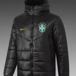 Brazilian black short cotton coat