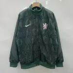 Chelsea dark green pad-printed single-sided embroidered windbreaker