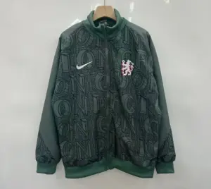 Chelsea dark green pad-printed single-sided embroidered windbreaker
