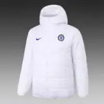 Chelsea short cotton coat white