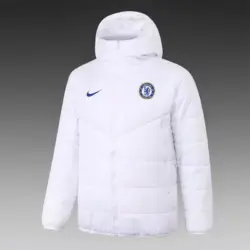 Chelsea short cotton coat white
