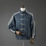 Chinese style Tang suit gray