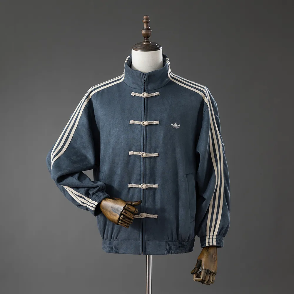 Chinese style Tang suit gray Chinese style Tang suit gray