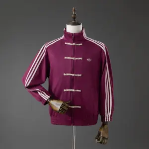 Chinese style Tang suit purple