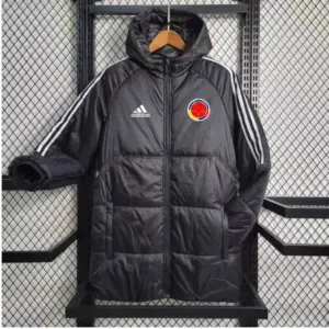 Colombian black cotton coat