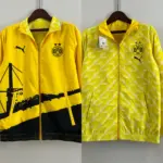 Dortmund embroidered double-sided trench coat