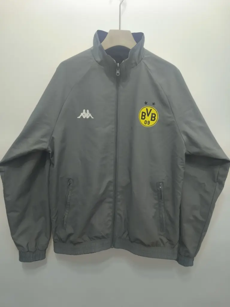 Dot gray retro double-sided windbreaker
