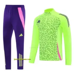 2025 Adidas PurpleNeon Green Half Zipper Jacket +Long Pants