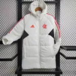 Flamenco white cotton coat