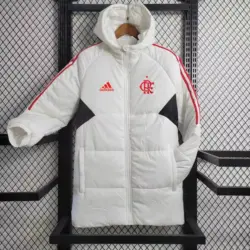Flamenco white cotton coat