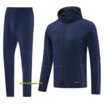 2025 Adidas Royal Blue Half Zipper Jacket+Long Pants